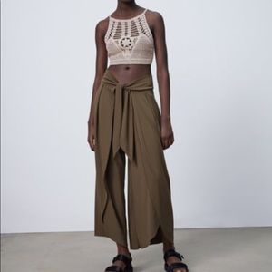 Zara flowy pareo pant